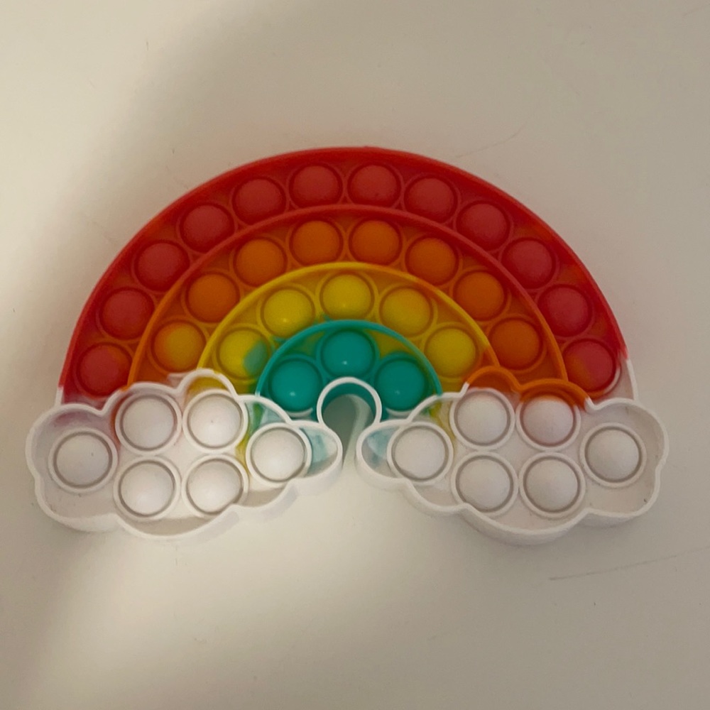 Colorful rainbow pop-it